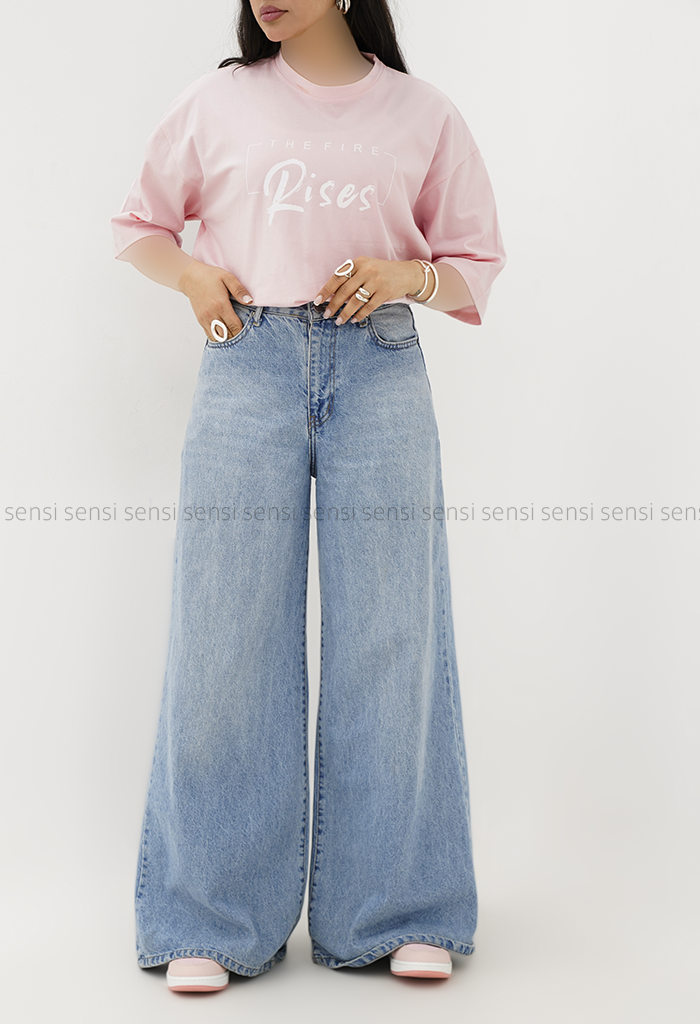تیشرت باکسی pisesکد1006200